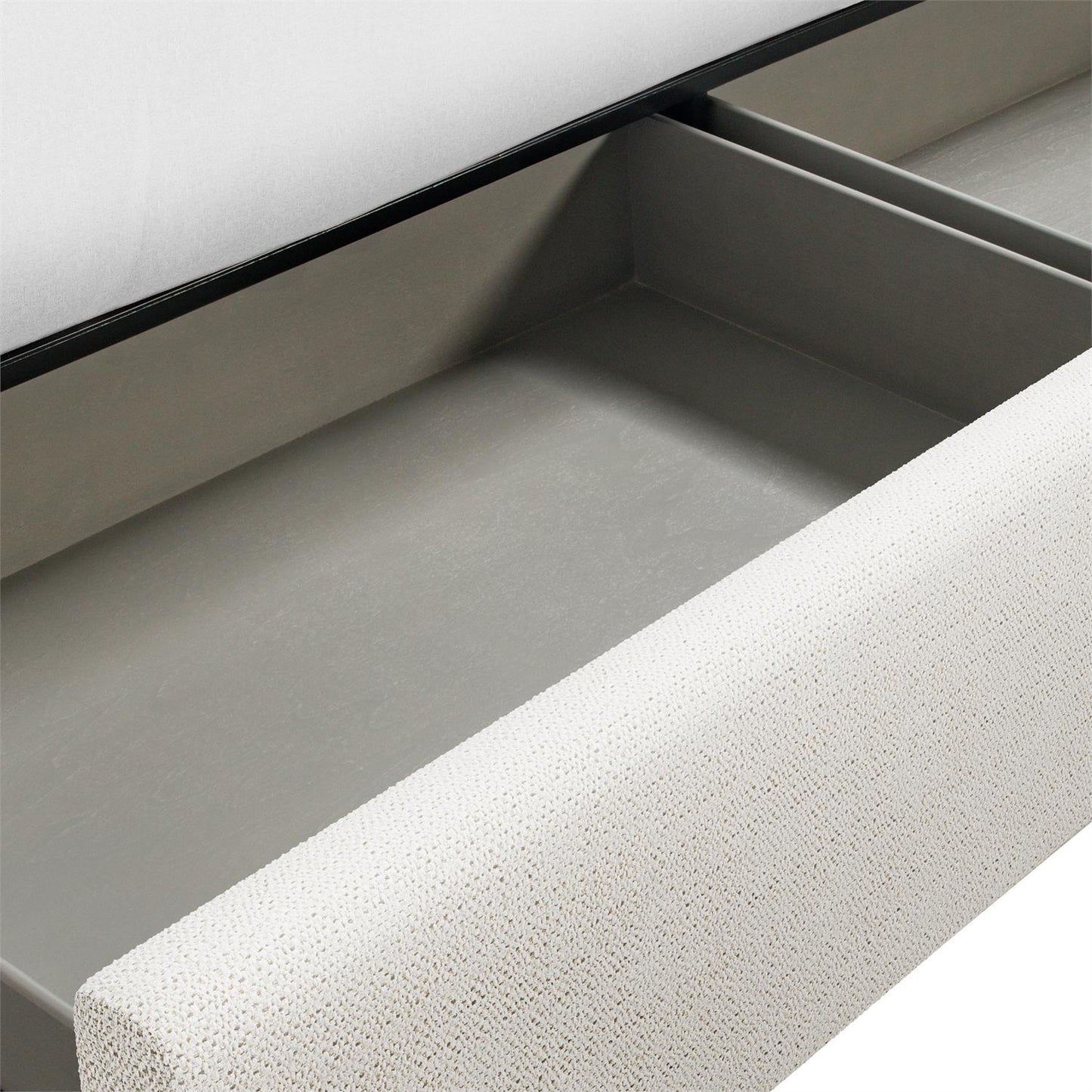 Bernhardt Avery Fabric Storage Panel Bed King (66" H) — K2160