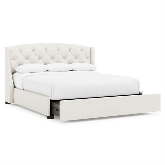 Bernhardt Jordan Fabric Storage Shelter Bed King (54" H) — K2165