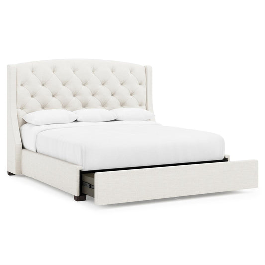 Bernhardt Jordan Fabric Storage Shelter Bed King (64" H) — K2166