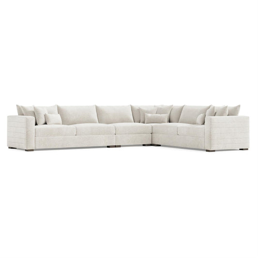 Bernhardt Helena Fabric Sectional Wood Foot — K2189