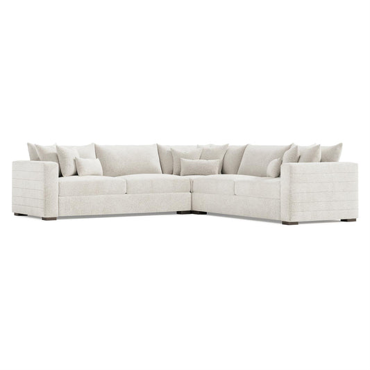 Bernhardt Helena Fabric Sectional Wood Foot — K2193