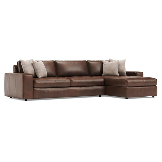 Bernhardt Nest Leather Sectional — K2235