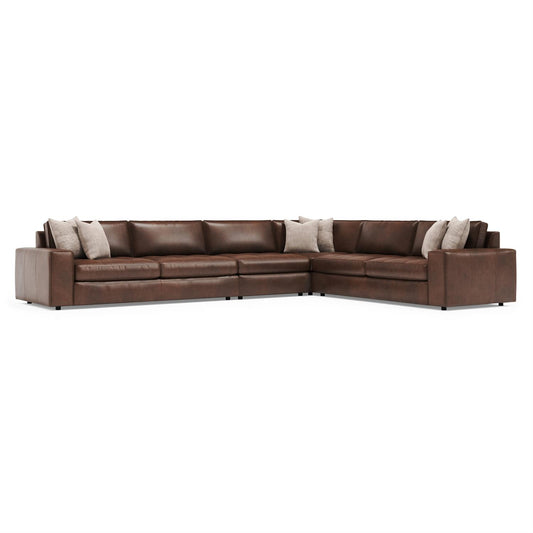 Bernhardt Nest Leather Sectional — K2241