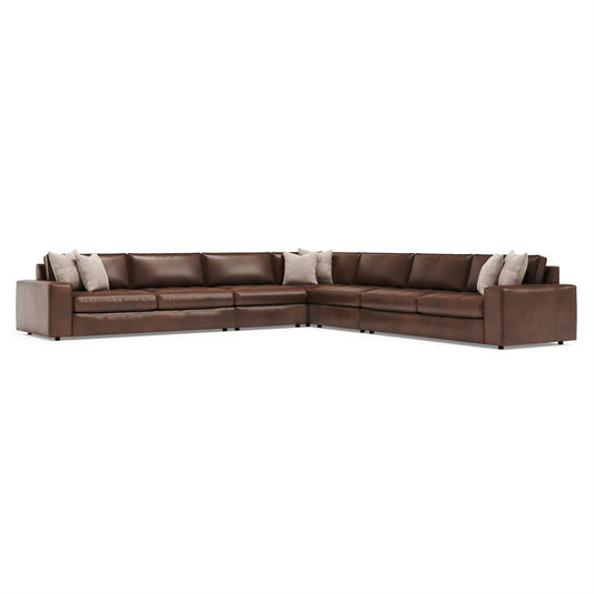 Bernhardt Nest Leather Sectional — K2243