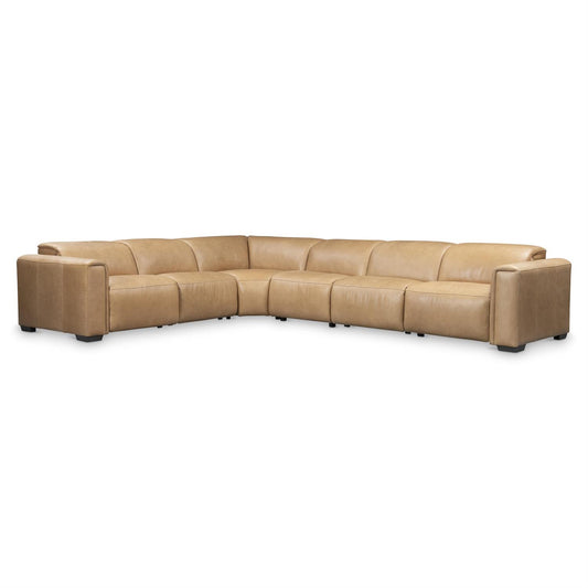 Bernhardt Billings Leather Power Motion Sectional — K2248