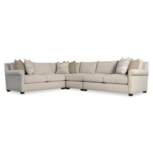 Bernhardt Barnes Fabric Sectional — K2265