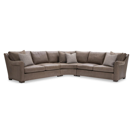 Bernhardt Keirnan Leather Sectional — K2345