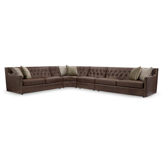 Bernhardt Candace Leather Sectional — K2449