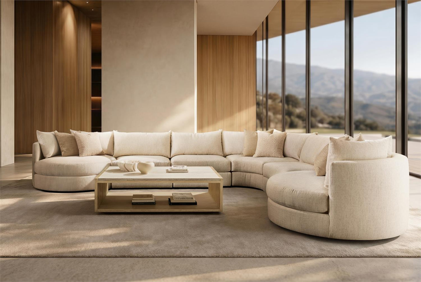 Bernhardt Ferris Fabric Sectional — K2457