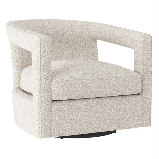 Bernhardt Alana Fabric Swivel Chair Without Nails — N1118SX