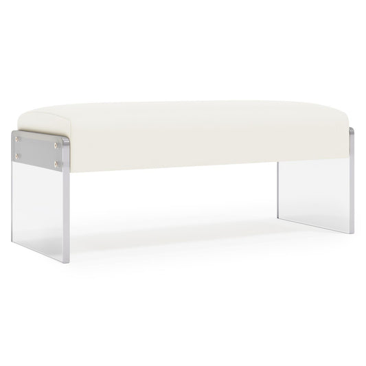 Bernhardt Frey Leather Bench — N1120L