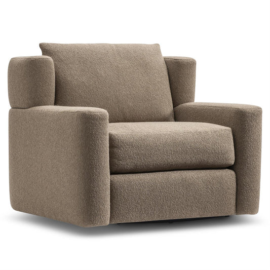 Bernhardt Laurent Fabric Swivel Chair Without Pillows — N4512SY