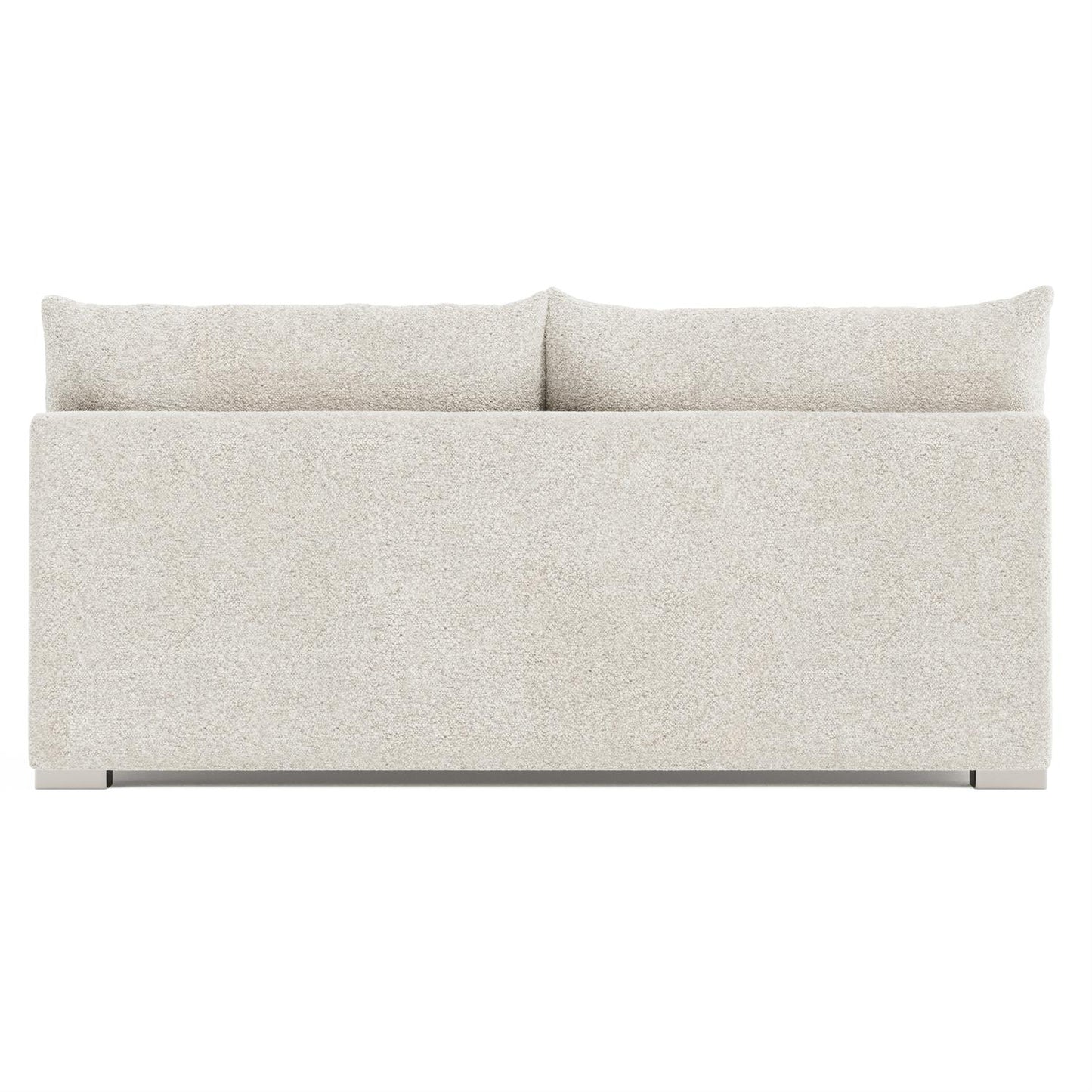 Bernhardt Helena Fabric Armless Loveseat Without Pillows Metal Foot — N5140Y