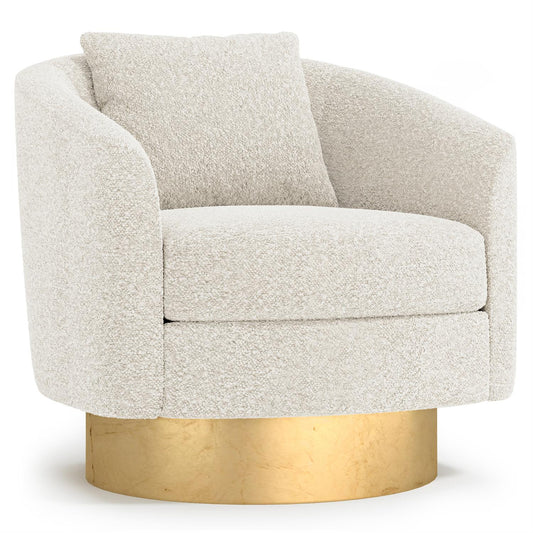 Bernhardt Camino Fabric Swivel Chair — N5713S