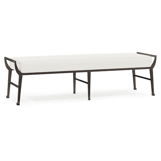 Bernhardt Mansfield Leather Bench — N8090L