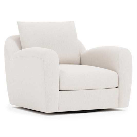Bernhardt Asher Fabric Swivel Chair Without Pillows — P1052SY