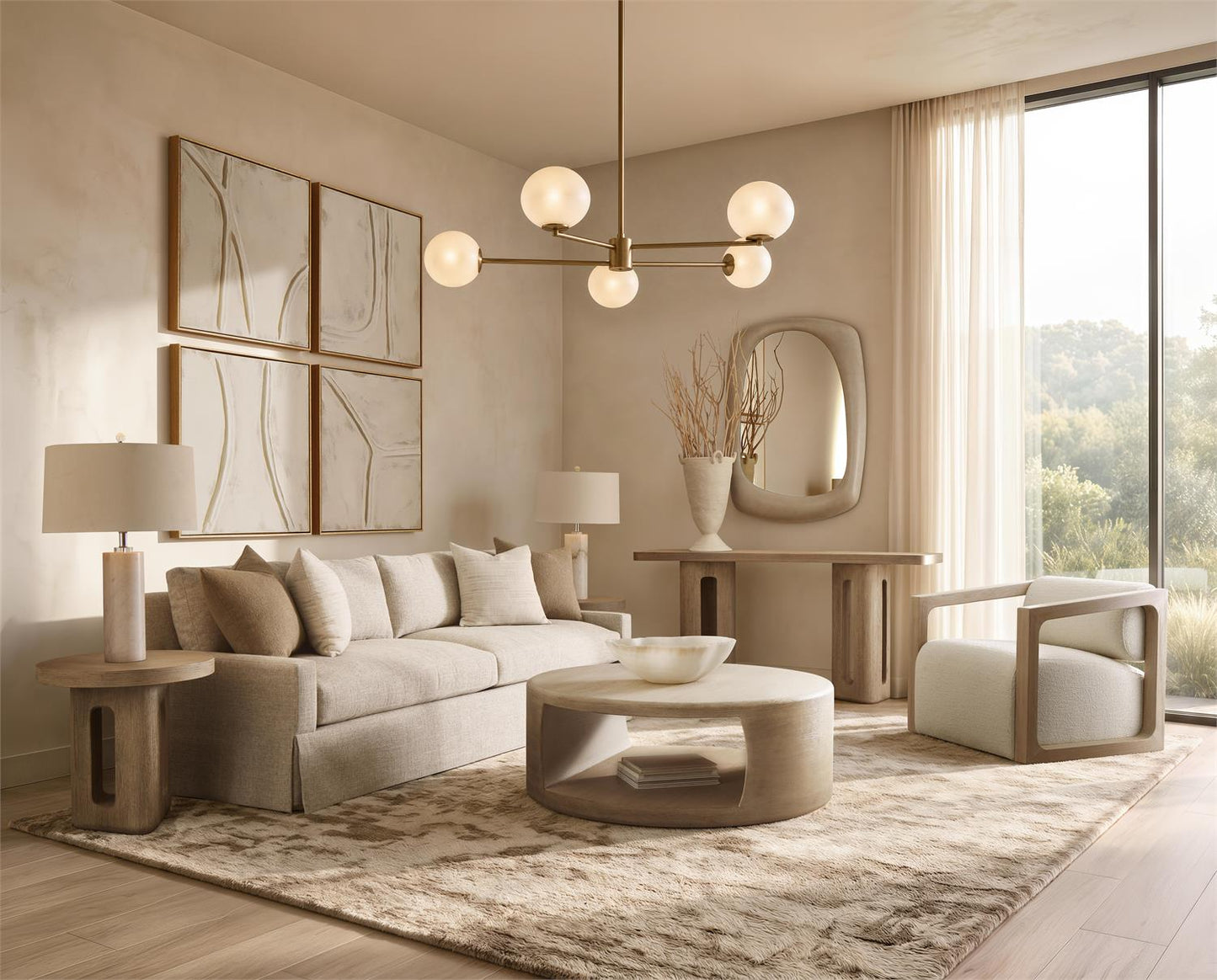 Bernhardt Sutton Fabric Sofa — P5757A