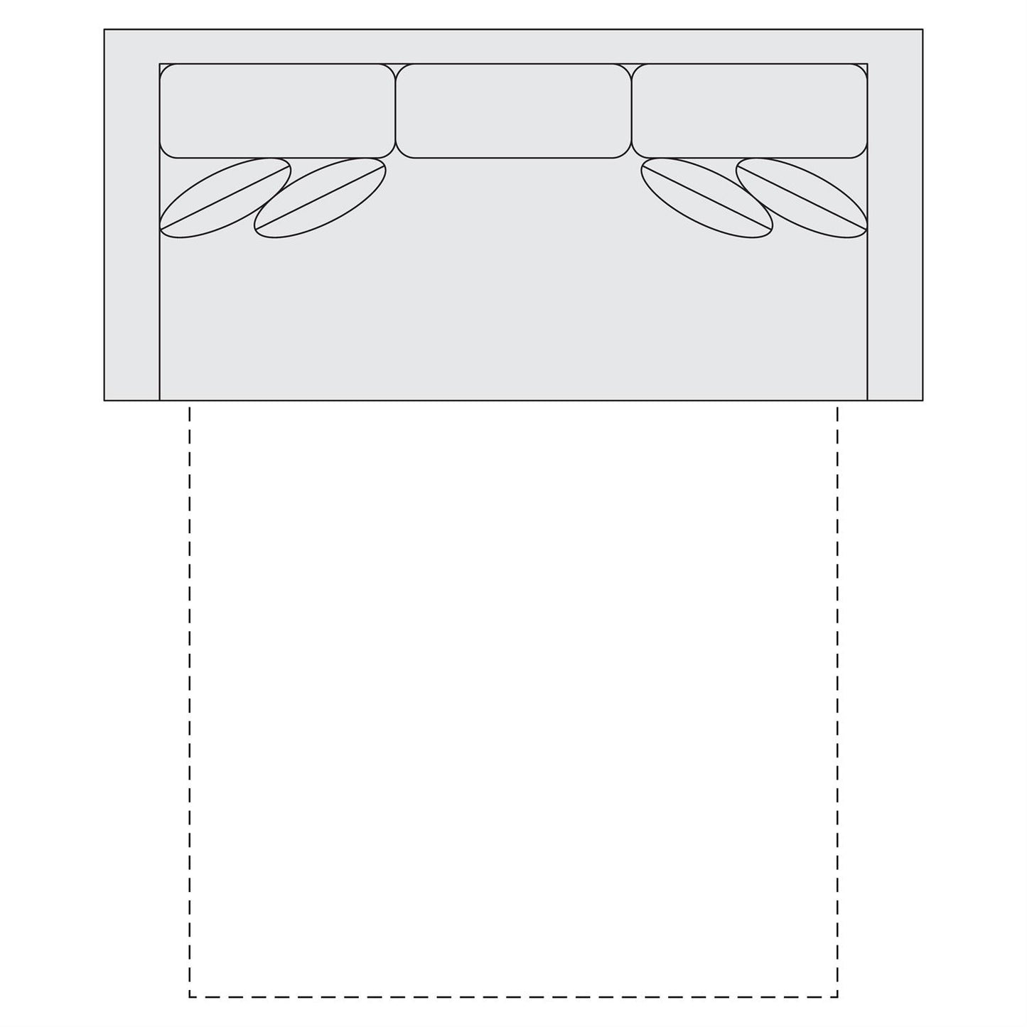 Bernhardt Fabric Sleeper Sofa Queen — SS5