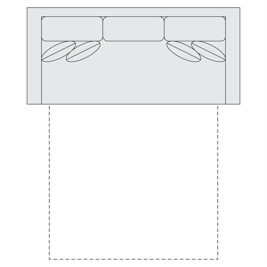 Bernhardt Fabric Sleeper Sofa Queen — SS5