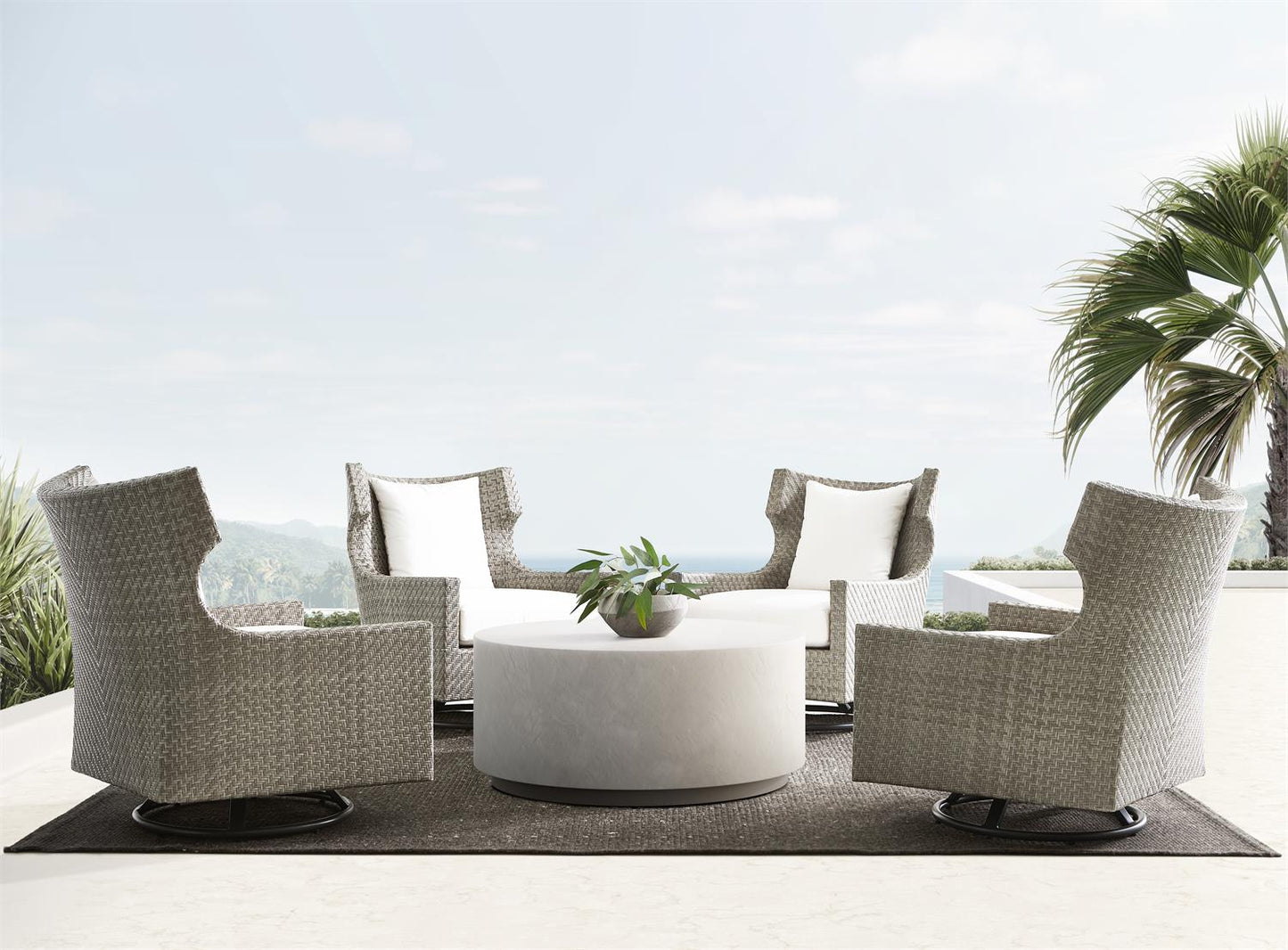Bernhardt Trapani Outdoor Cocktail Table — X05024