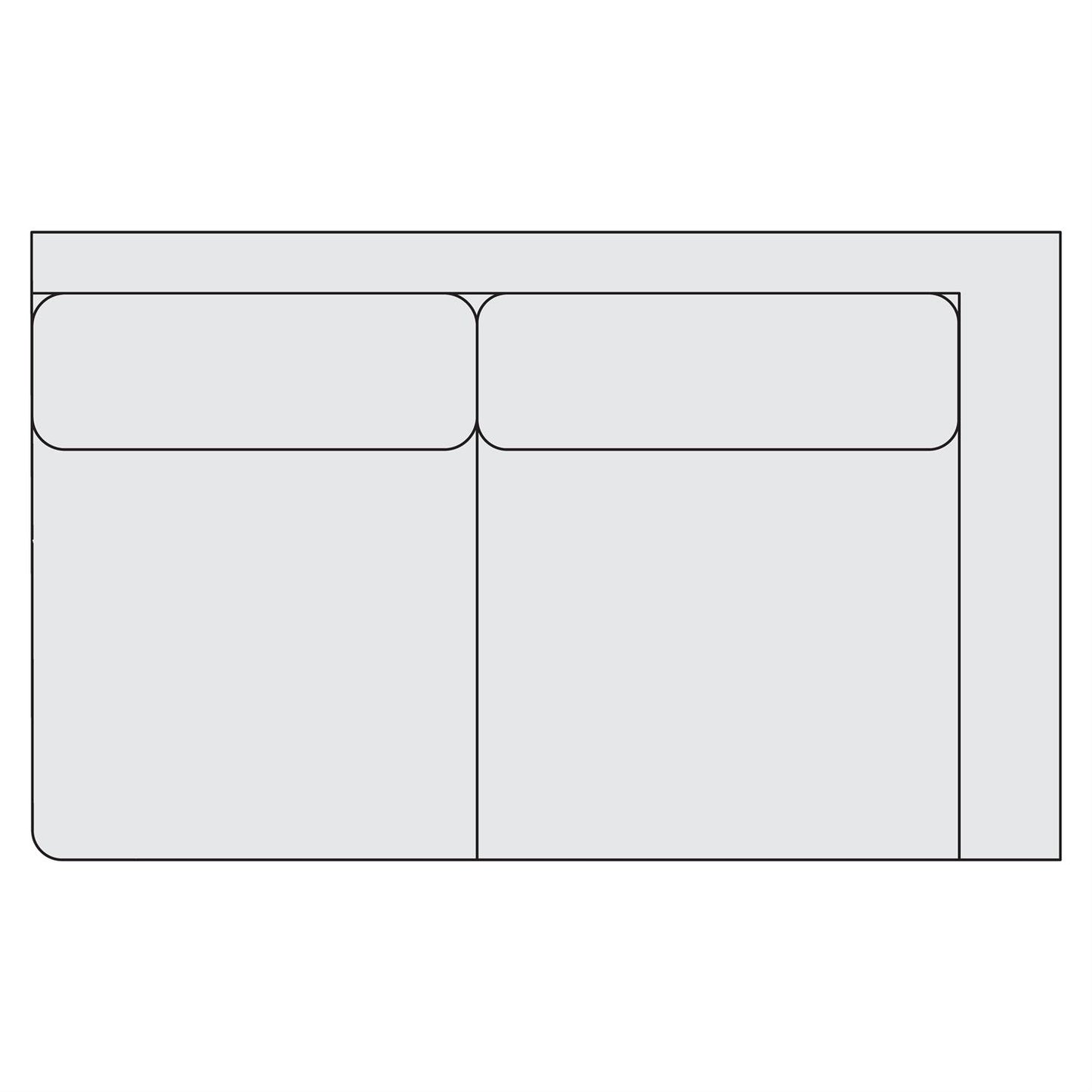 Bernhardt Fabric Right Arm Loveseat — Y41