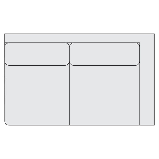 Bernhardt Fabric Right Arm Loveseat — Y41