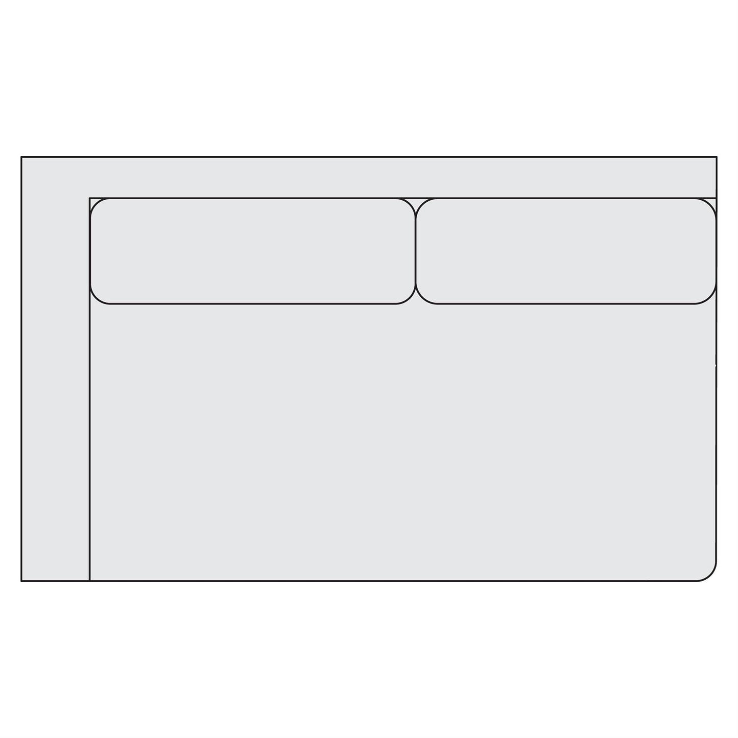 Bernhardt Fabric Left Arm Loveseat — Y52