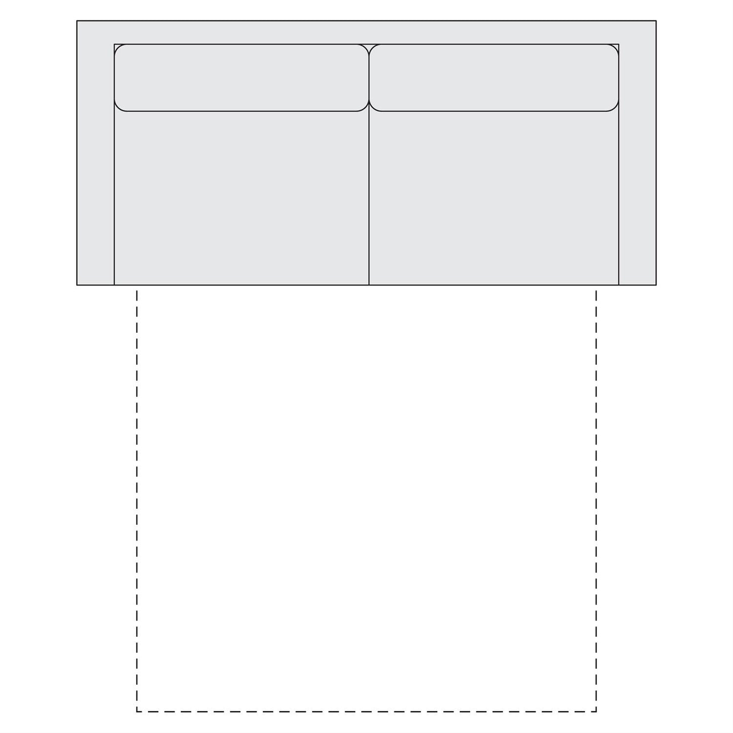 Bernhardt Fabric Sleeper Sofa Queen — YS3