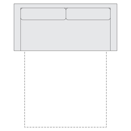 Bernhardt Fabric Sleeper Sofa Queen — YS4