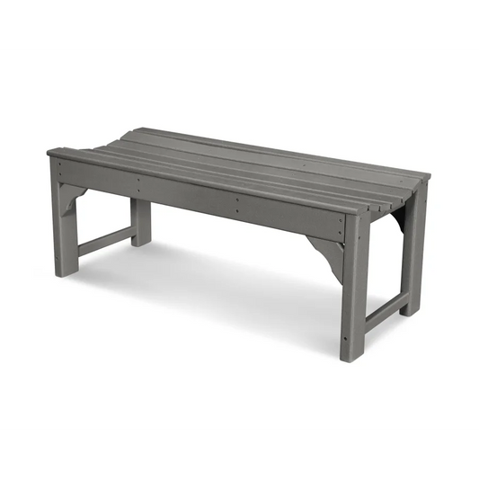 Polywood - Traditional Garden 48" Backless Bench - FREE SHIPPING