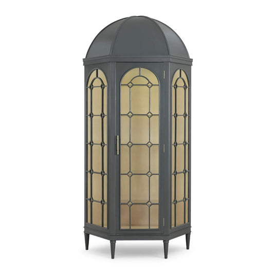 Bramble Chambre Dome Display Cabinet with Glass Shelves & LED - supplier example in DKC SNB NDT