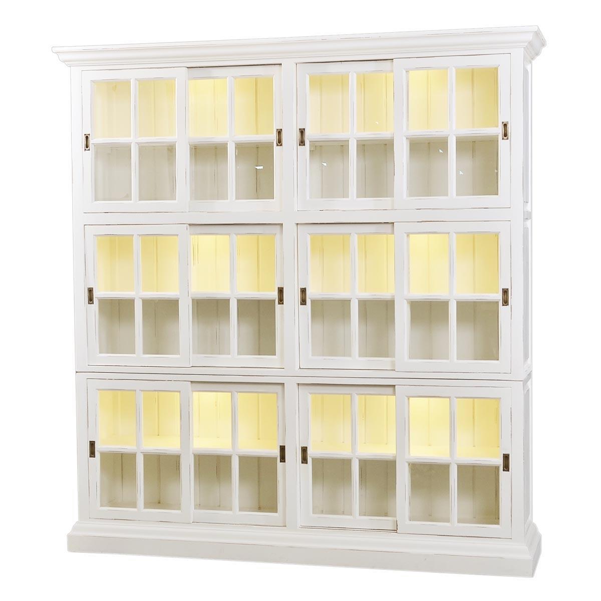 Bramble English Bookcase 2 Column with 12 LED - supplier example in WHD
