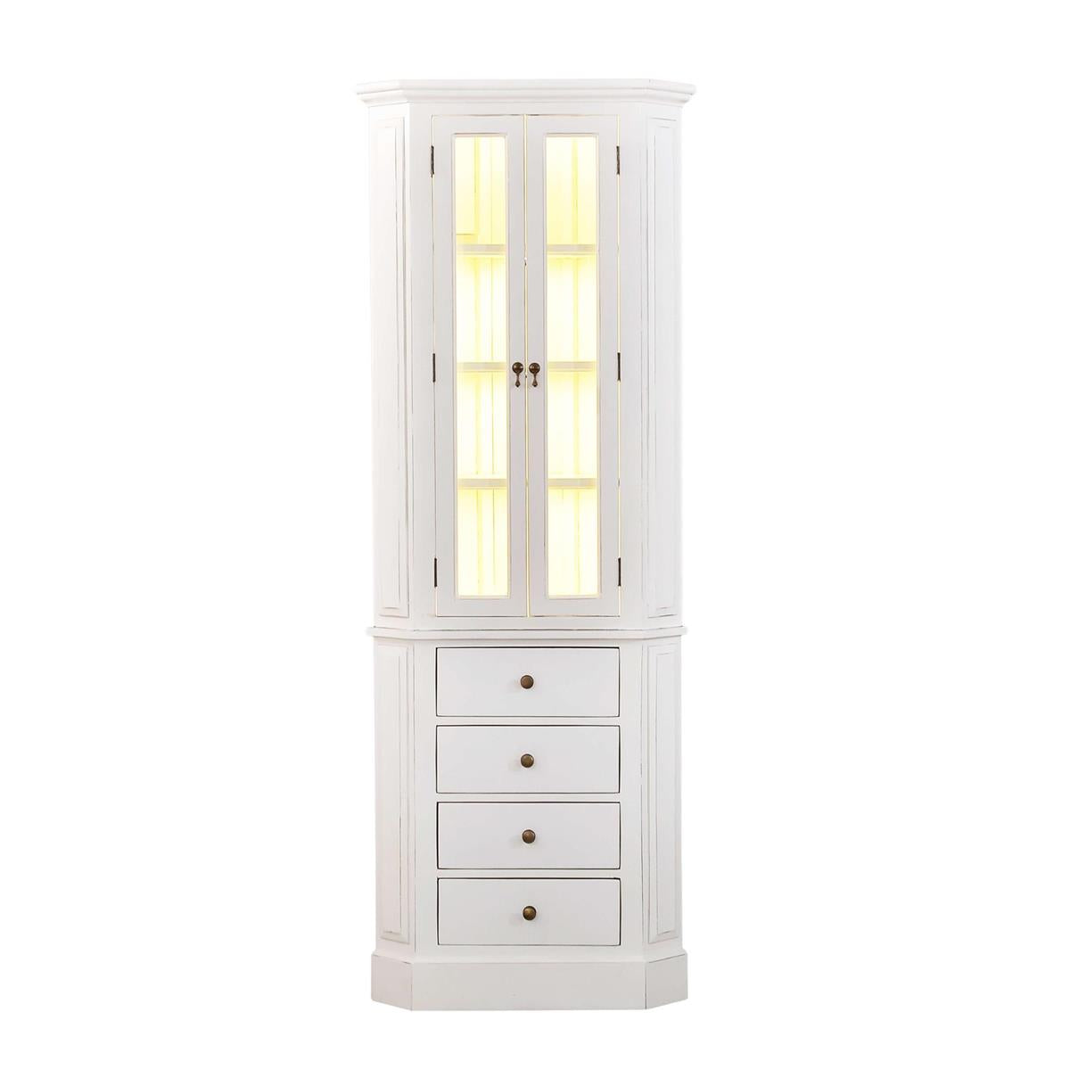 Bramble Jefferson Corner Cabinet with 4 LED - supplier example in WHD LDT