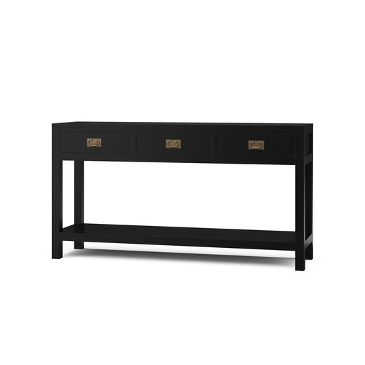 Bramble Kagu 3 Drawer Narrow Console - supplier example in BBA