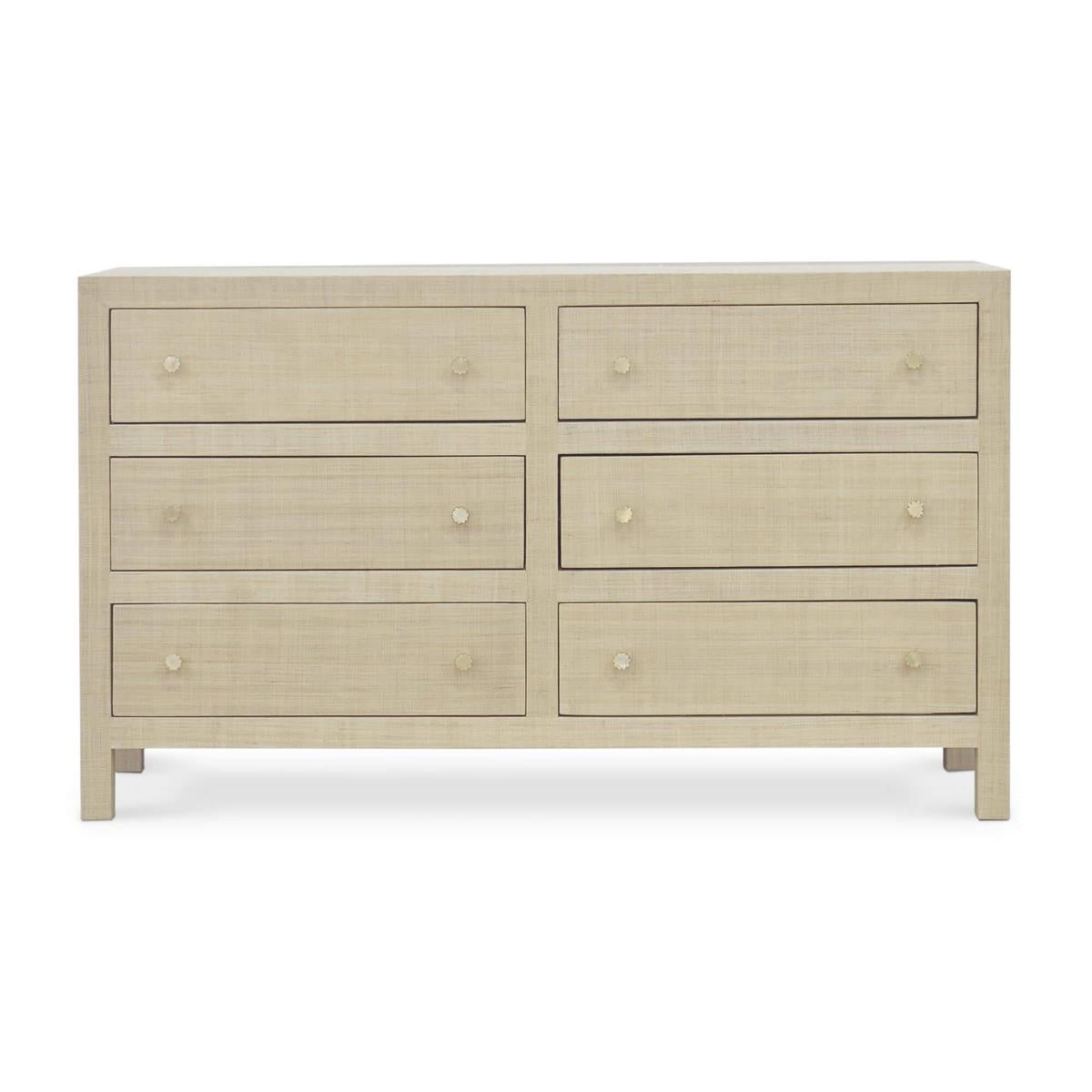Bramble Kagu 6 Drawer Dresser with Raffia - supplier example in RFRW