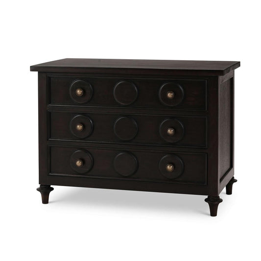 Bramble Laguna 3 Drawer Bedside Table - supplier example in BLW