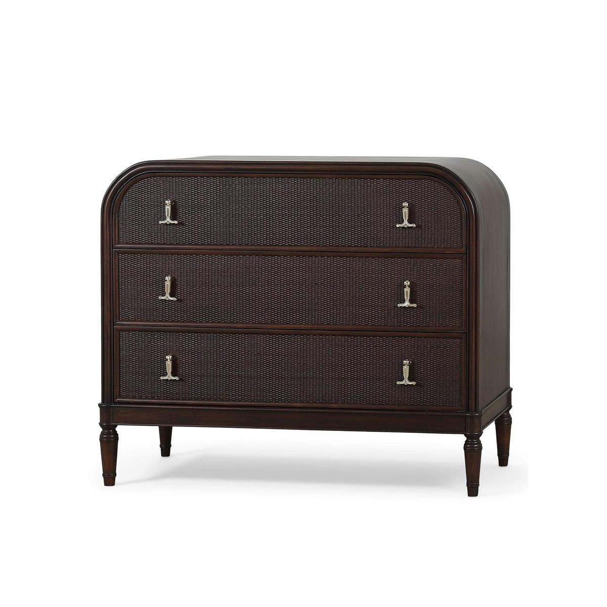 Bramble Langford 3 Drawer Dresser with Rattan - supplier example in MTB RMTB