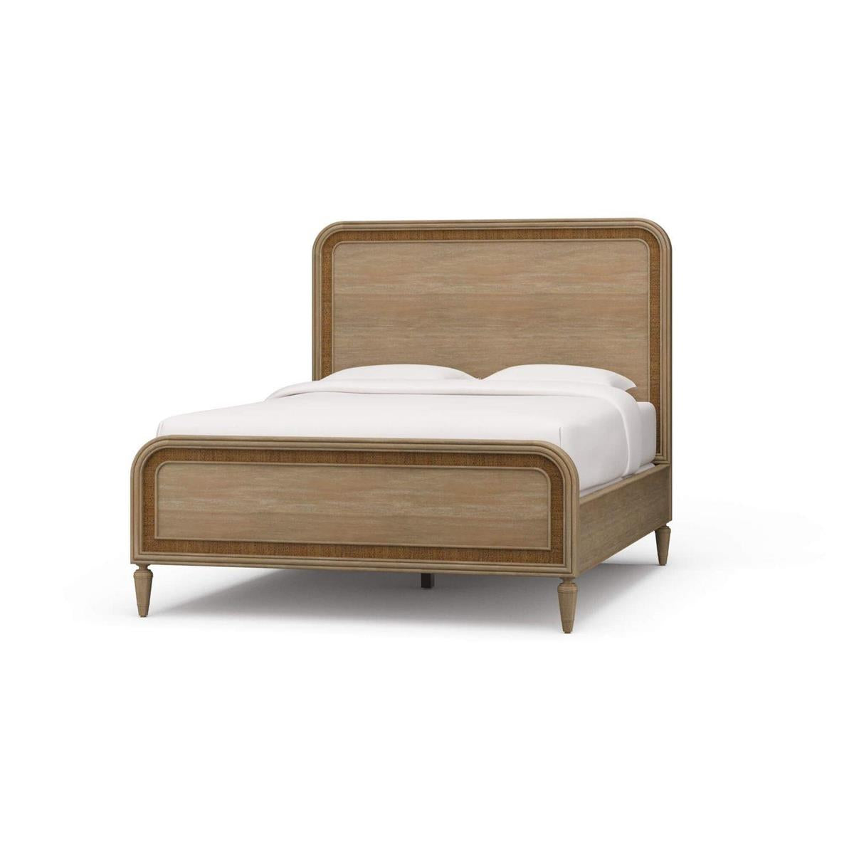 Bramble Langford Bed Queen with Rattan - supplier example in SNB RGZE