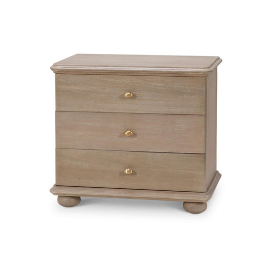 Bramble Luna 3 Drawer Bedside Table - supplier example in SNB
