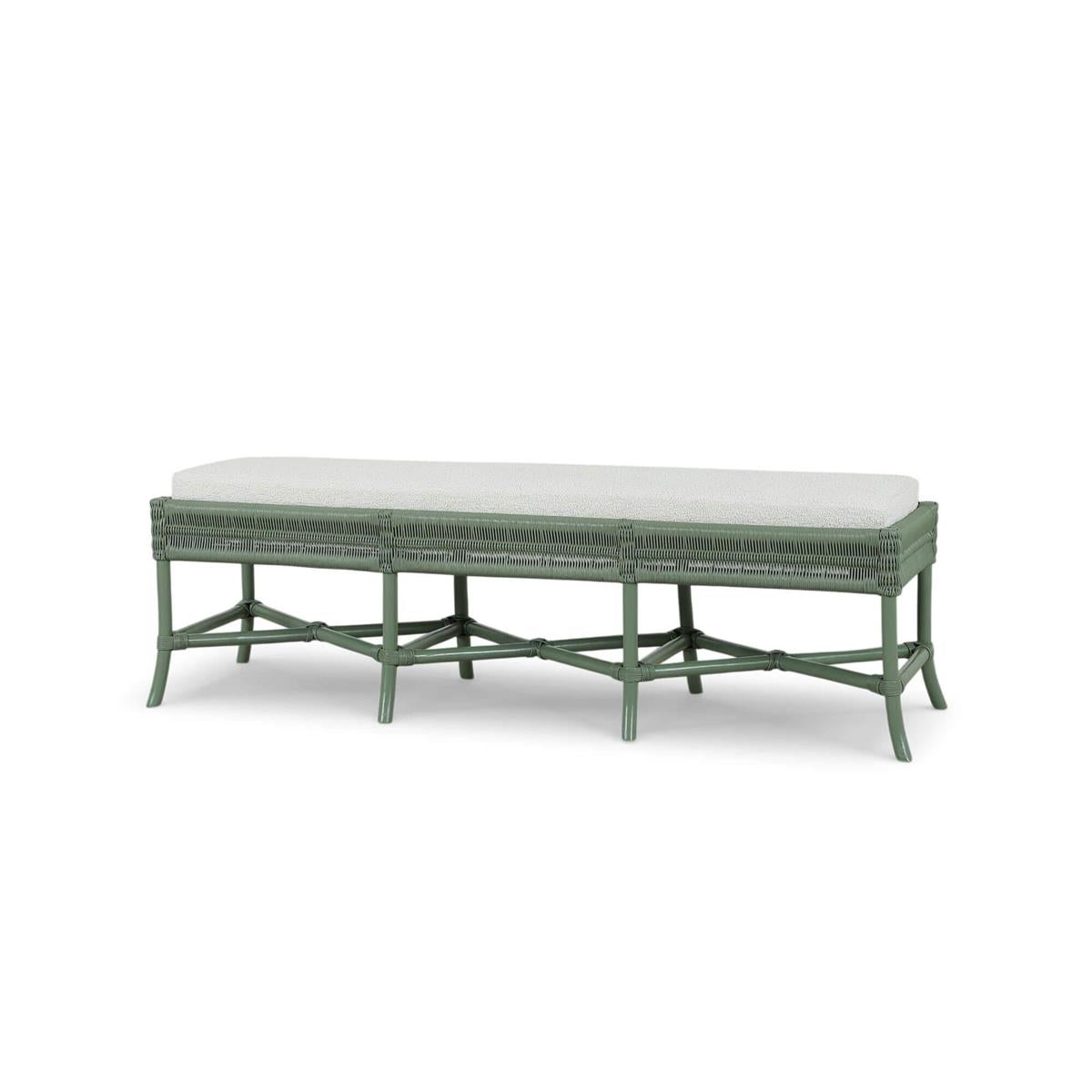 Bramble Marina Rattan Bench - supplier example in WLS SF253 NDT