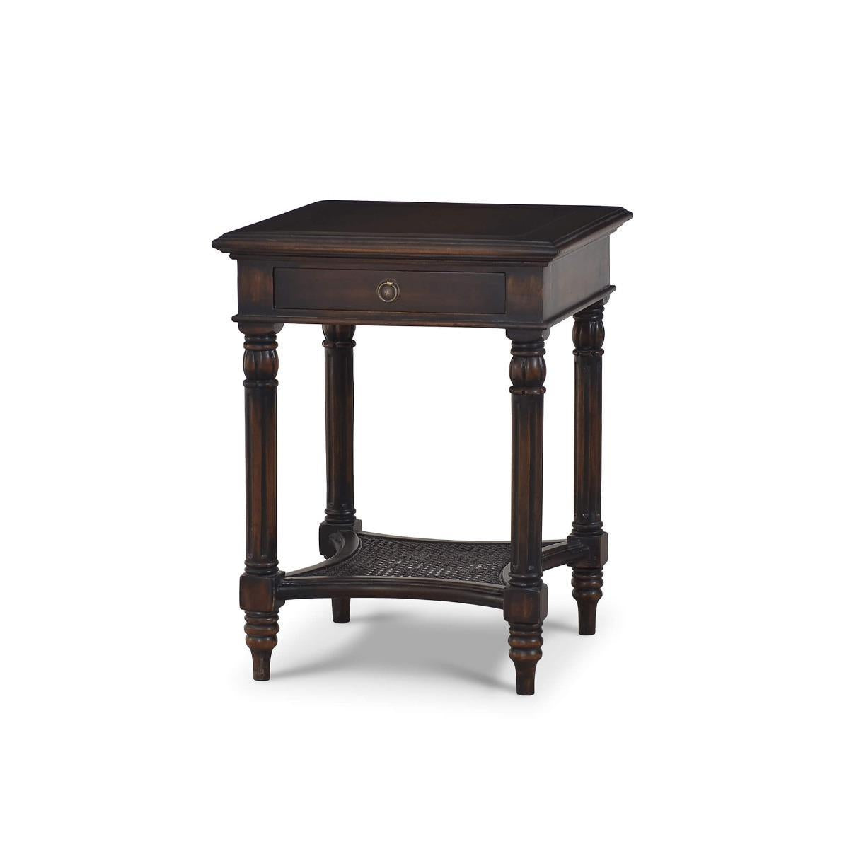 Bramble Montego Square End Table with Drawer - supplier example in VDK