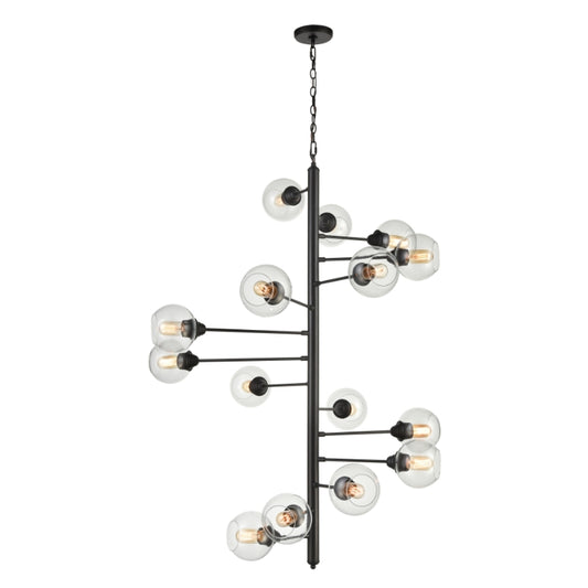 COMPOSITION 38.75'' WIDE 15-LIGHT CHANDELIER  -  FREE SHIPPING !!!