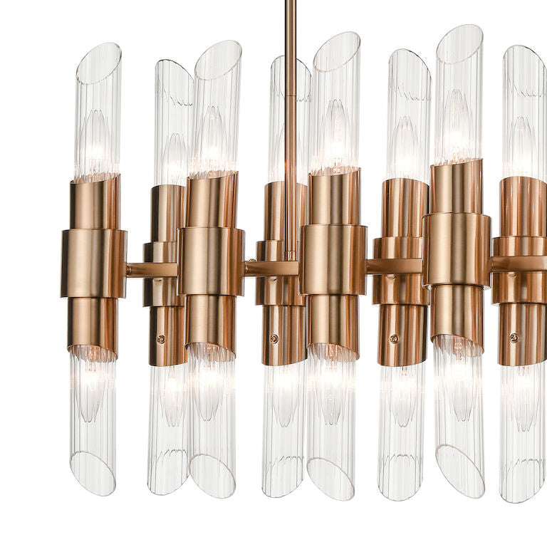 CARISBROOKE 28.75'' WIDE 24-LIGHT LINEAR CHANDELIER - FREE SHIPPING !!!