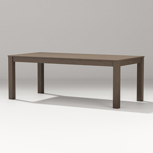 POLYWOOD 84" Parsons Dining Table — Kona