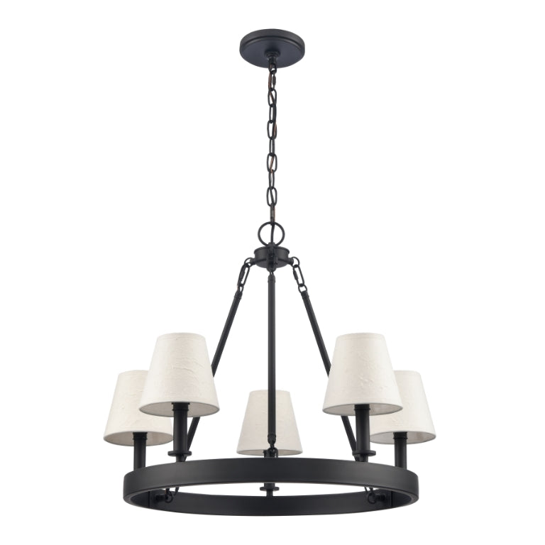 RYDELL 24.5'' WIDE 5-LIGHT CHANDELIER - FREE SHIPPING !!!