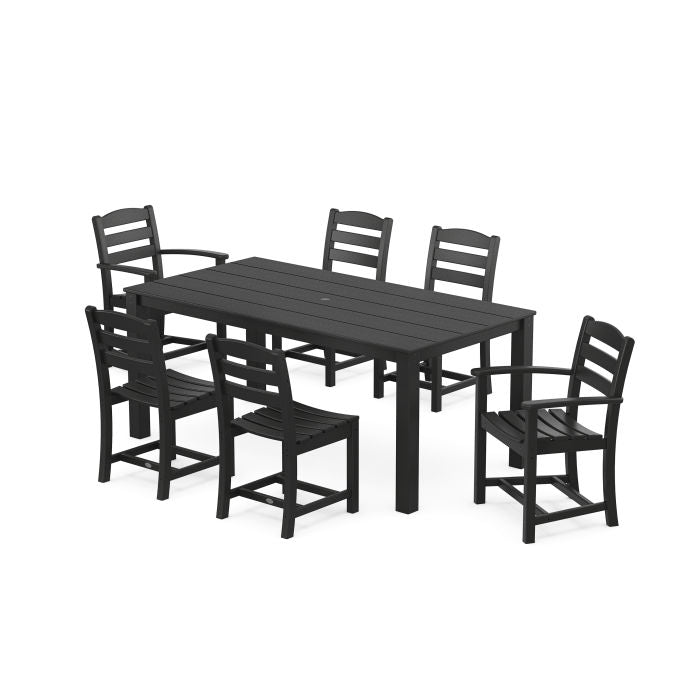 POLYWOOD La Casa Café 6-Piece Farmhouse Dining Set with Bench FREE SHIPPING