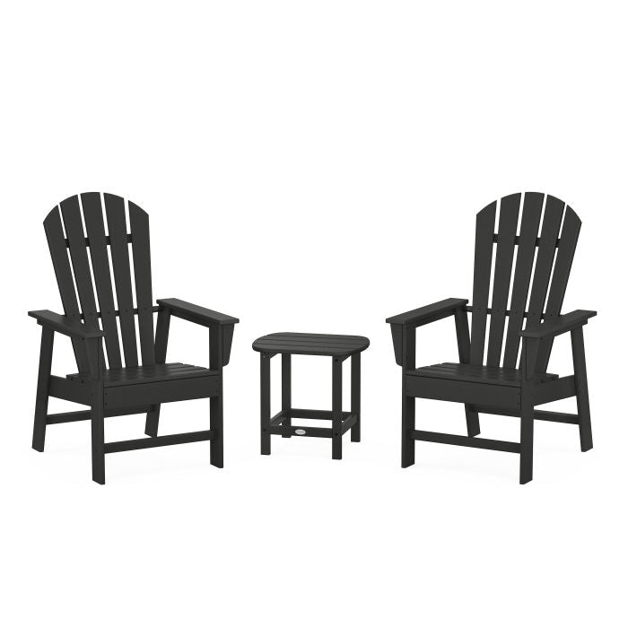 POLYWOOD South Beach Casual Chair 3-Piece Set with 18" South Beach Side Table FREE SHIPPING