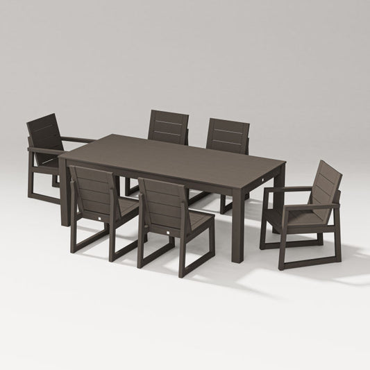 Polywood - Elevate 7-Piece Parsons Table Dining Set - FREE SHIPPING