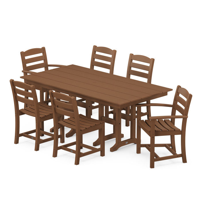 POLYWOOD La Casa Café 7-Piece Farmhouse Dining Set FREE SHIPPING
