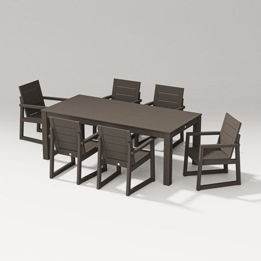Polywood - Elevate 7-Piece Parsons Table Dining Set - FREE SHIPPING
